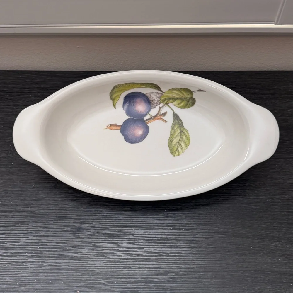NEW Villeroy & Boch Cascara 15” Vilbofour Plum Fine China Serving Dish